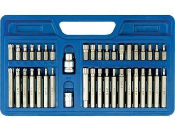 Спеціальні ключі hex, torx, spline, набір із 40 шт. в пластиковому кейсі Vorel 66410 фото